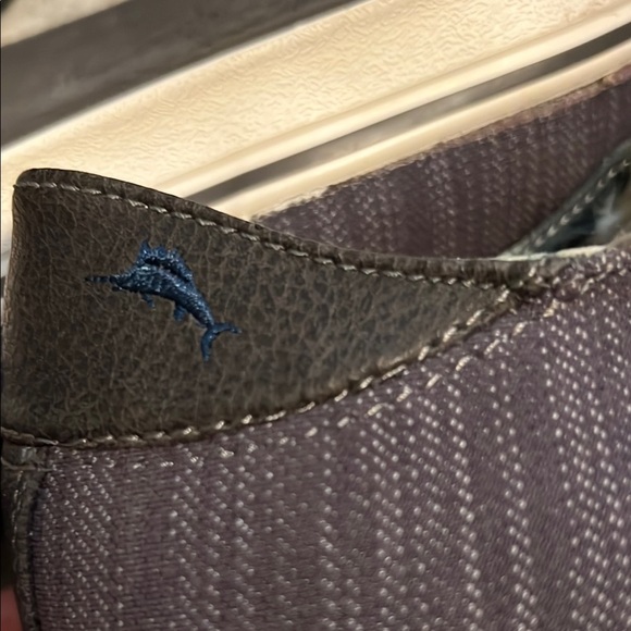 Tommy Bahama Men's Casual Gray/Blue Canvas Sneakers | NEW - Picture 6 of 6